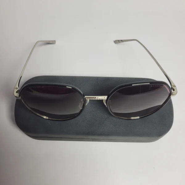 Chanel 2189-J Women's Gradient Lens Metal Round Sunglasses