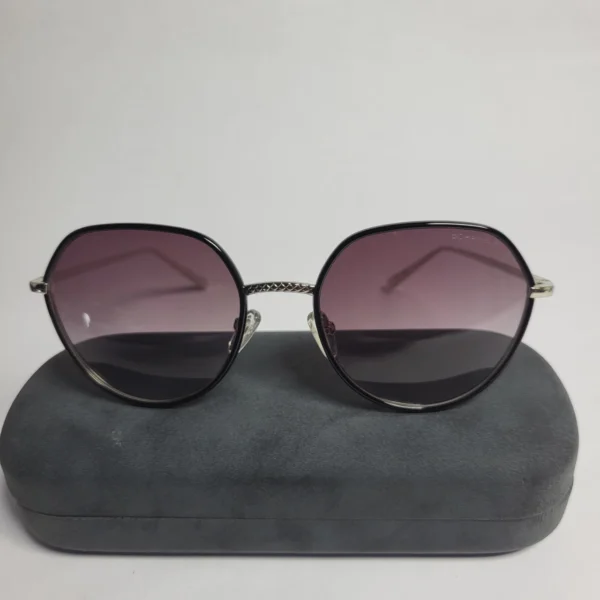 Chanel 2189-J Women's Gradient Lens Metal Round Sunglasses