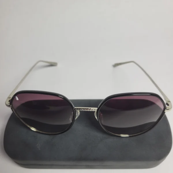 Chanel 2189-J Women's Gradient Lens Metal Round Sunglasses