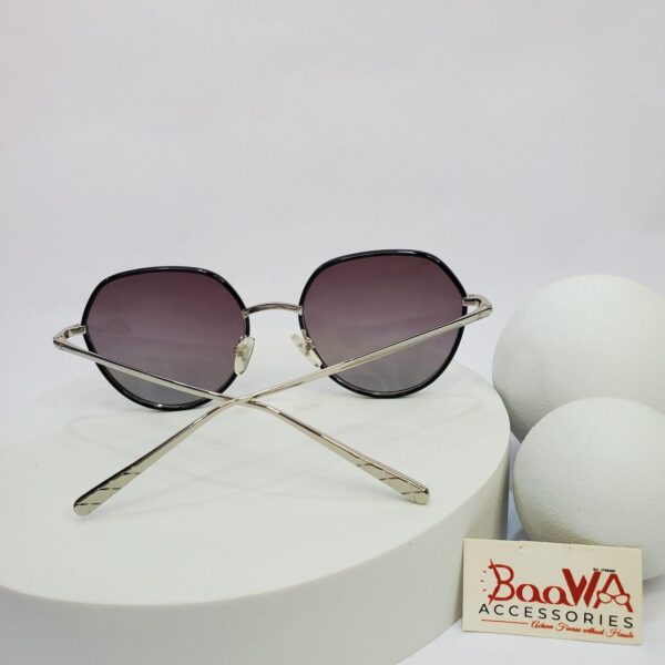 Chanel 2189-J Women's Gradient Lens Metal Round Sunglasses