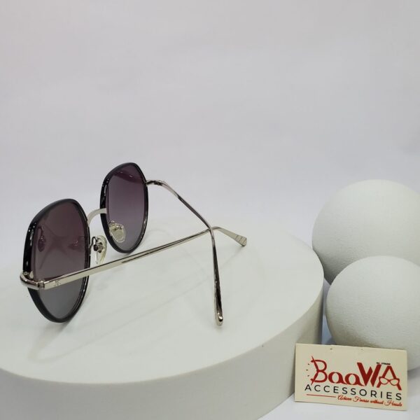 Chanel 2189-J Women's Gradient Lens Metal Round Sunglasses