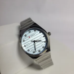 Curren C91101 Women's Stainless Steel Analog Watch with Crystal Markers