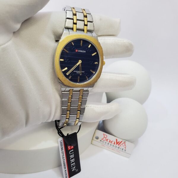 Curren 8444 Men's Gold Stainless Steel Quartz Water Resistant Watch