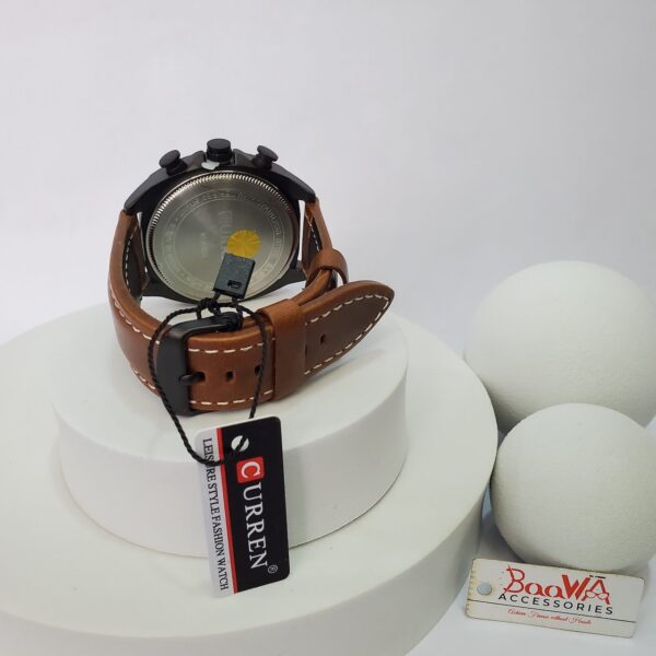 Curren 8324 Men's Chronograph Water Resistant Leather Watch