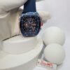 Curren 8442 Men's Chronograph Quartz Watch - Blue  Gold
