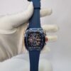 Curren 8442 Men's Chronograph Quartz Watch - Blue  Gold