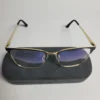 Designer Men's Two-Tone Full Rim Blue Light Blocking Glasses