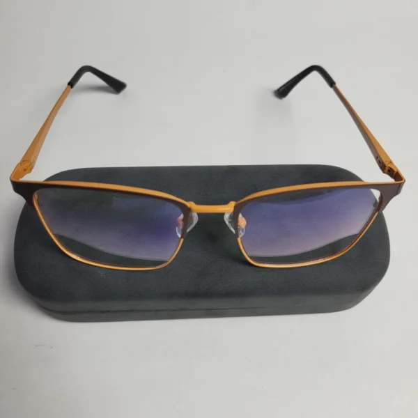 Designer Men's Two-Tone Full Rim Blue Light Blocking Glasses