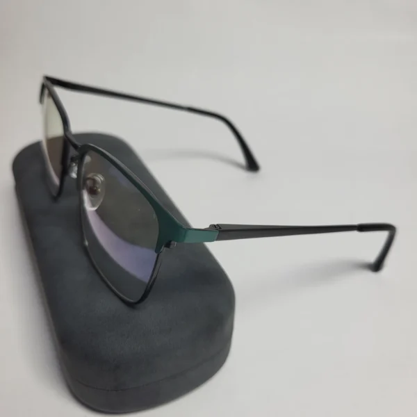 Designer Men's Two-Tone Full Rim Blue Light Blocking Glasses