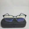 Designer Men's Two-Tone Full Rim Blue Light Blocking Glasses