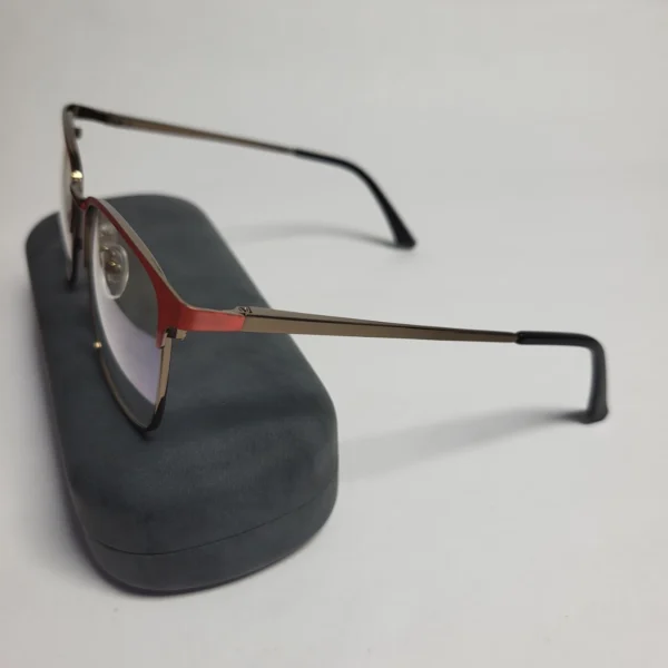 Designer Men's Two-Tone Full Rim Blue Light Blocking Glasses