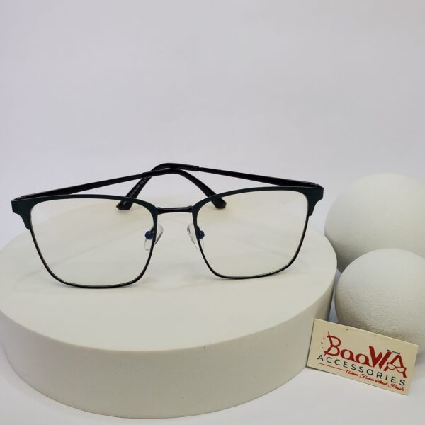 Designer Men's Two-Tone Full Rim Blue Light Blocking Glasses