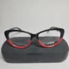 Designer BD1106 Women's Black  Red Cat-Eye Eyeglasses