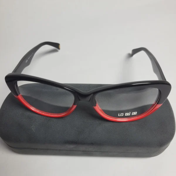 Designer BD1106 Women's Black  Red Cat-Eye Eyeglasses