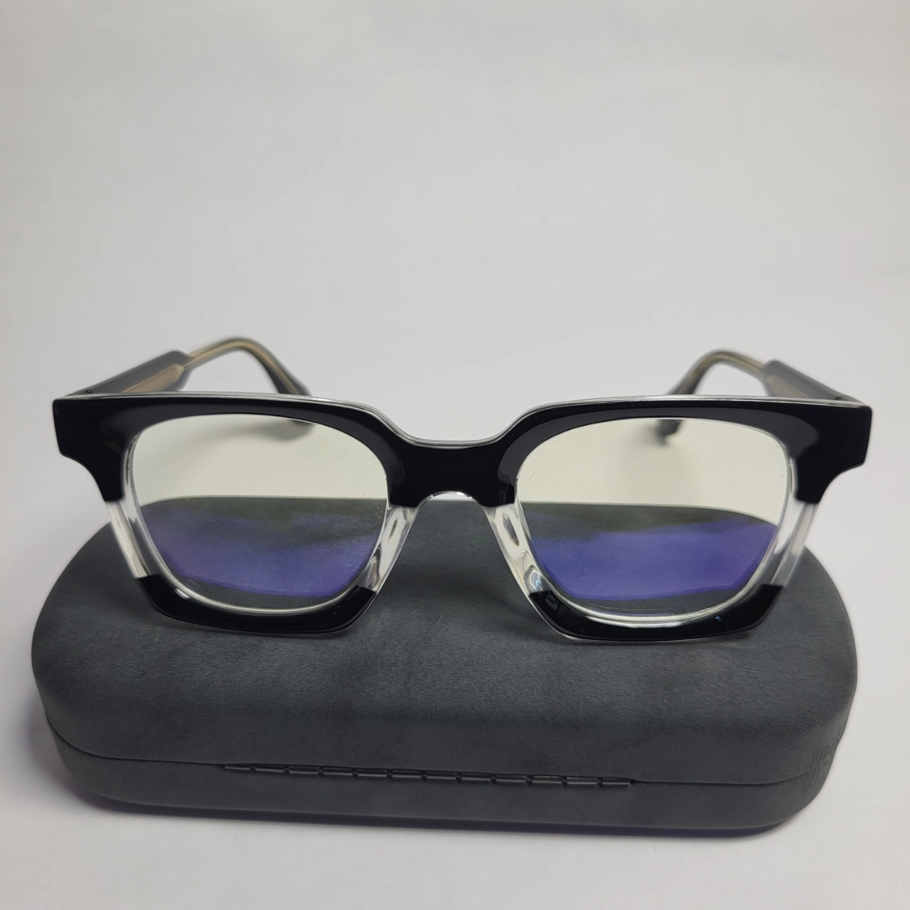 Designer Unisex Square Blue Light Blocking Glasses