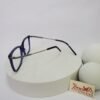 Designer Blue Rectangle Full-Rim Acetate Eyeglasses