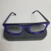 Designer Orange  Blue Square Acetate Full-Rim Eyeglasses