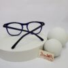 Designer Orange  Blue Square Acetate Full-Rim Eyeglasses