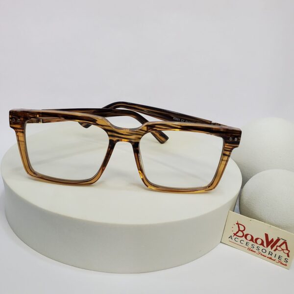 Designer Unisex Square Blue Light Blocking Glasses