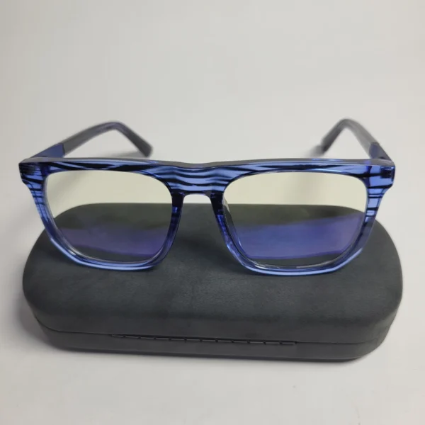 Designer Unisex Blue Light Blocking Rectangle Glasses