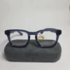 Designer Square Full-Rim Blue Acetate Eyeglasses