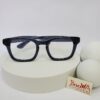Designer Square Full-Rim Blue Acetate Eyeglasses