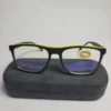 Designer Unisex Two-Tone Rectangular Blue Light Blocking Glasses