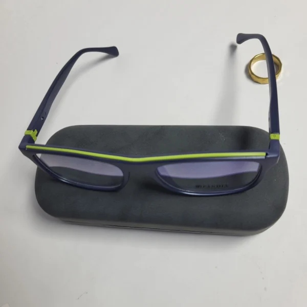 Designer Unisex Two-Tone Rectangular Blue Light Blocking Glasses