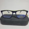 Designer Unisex Two-Tone Rectangular Blue Light Blocking Glasses