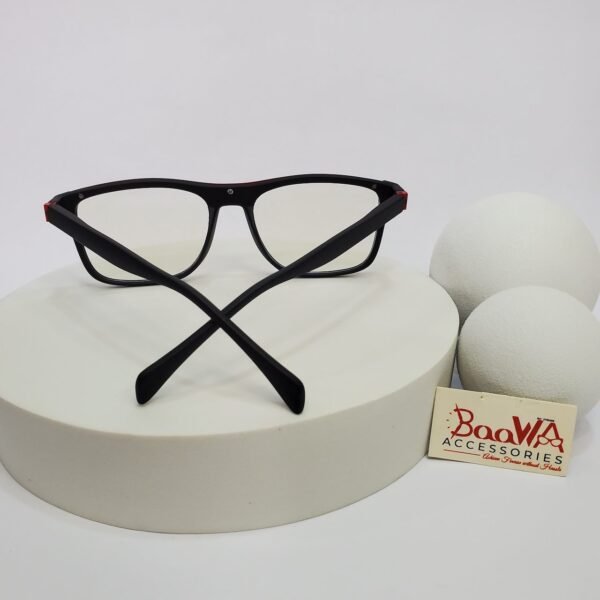 Designer Unisex Two-Tone Rectangular Blue Light Blocking Glasses