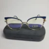 Designer Women's Cat-Eye Blue Light Blocking Glasses