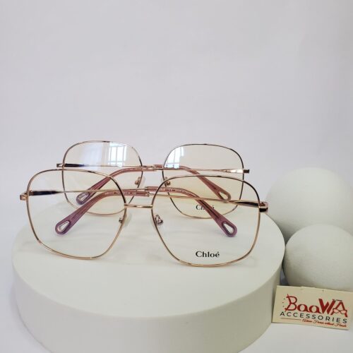 Chloe Designer Square Metal Frame Eyeglasses CE2138/CE2135