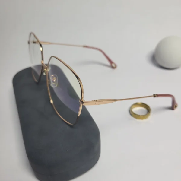 Chloe Designer Square Metal Frame Eyeglasses CE2138/CE2135