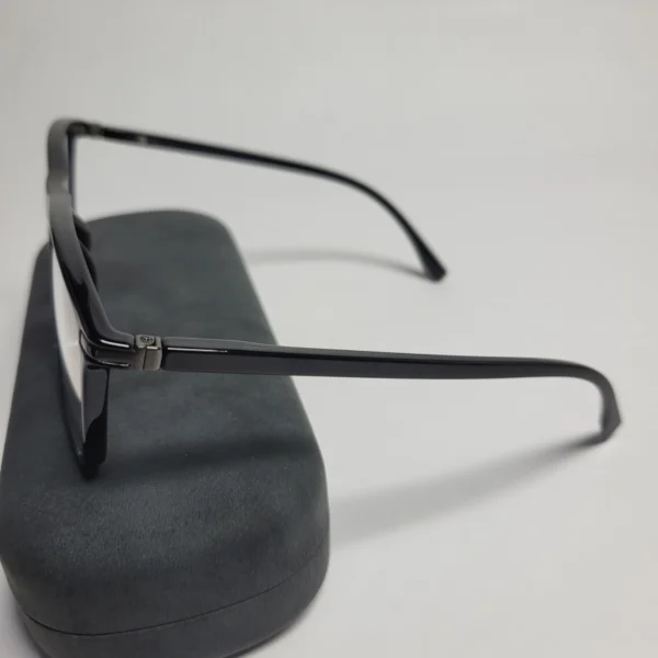 Designer Black Rectangle Full-Rim Eyeglasses