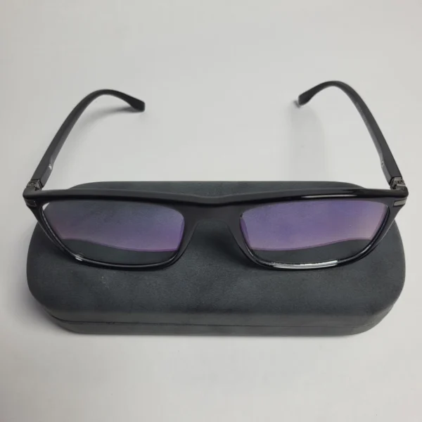 Designer Black Rectangle Full-Rim Eyeglasses