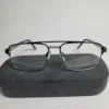 Designer Men's Metal Full Rim Square Eyeglasses