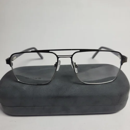 Designer Men's Metal Full Rim Square Eyeglasses