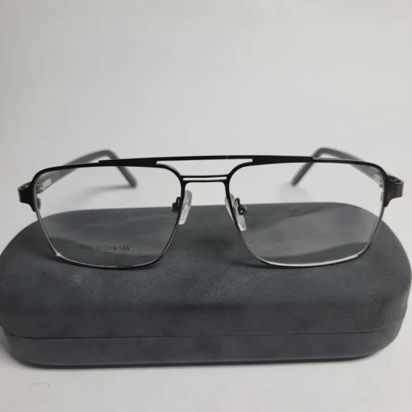 Designer Men's Metal Full Rim Square Eyeglasses