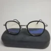 Designer Unisex Round Titanium Full-Rim Blue Light Blocking Glasses