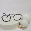 Designer Unisex Round Titanium Full-Rim Blue Light Blocking Glasses