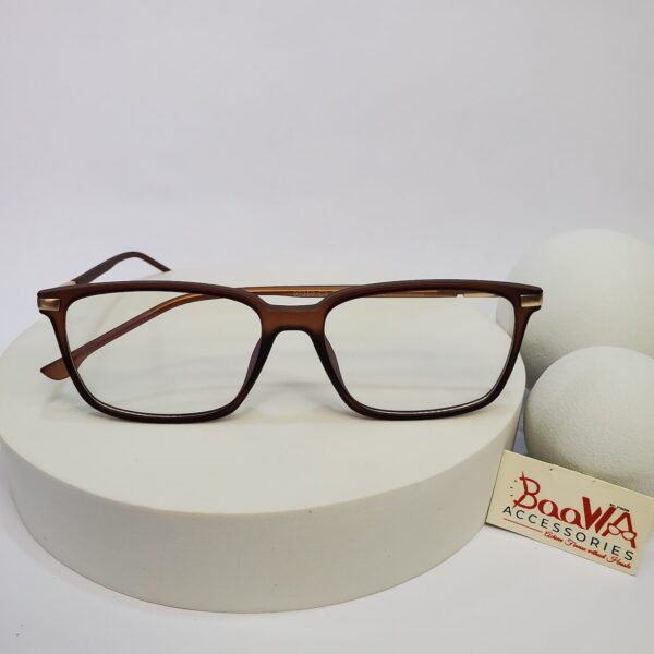 Designer Blue Light Blocking Rectangle Frame Glasses