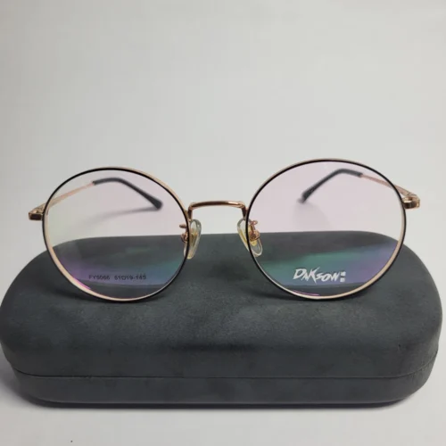 Dikson FY5066 Round Metal Full-Rim Prescription Glasses