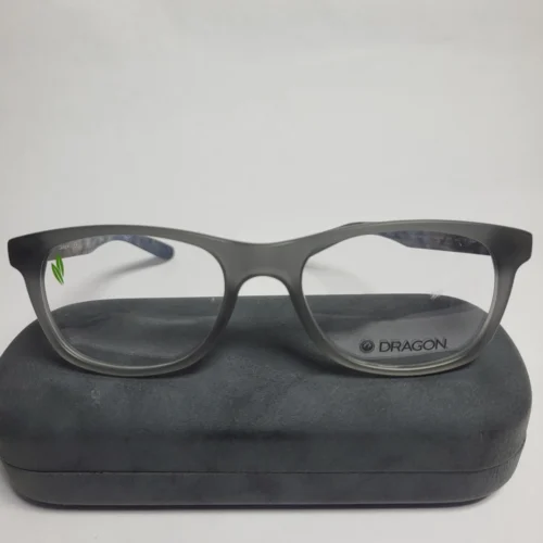 Dragon Matte Grey Full-Rim Plastic Eyeglasses