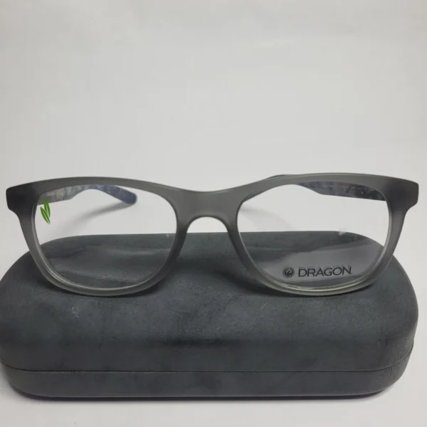 Dragon Matte Grey Full-Rim Plastic Eyeglasses