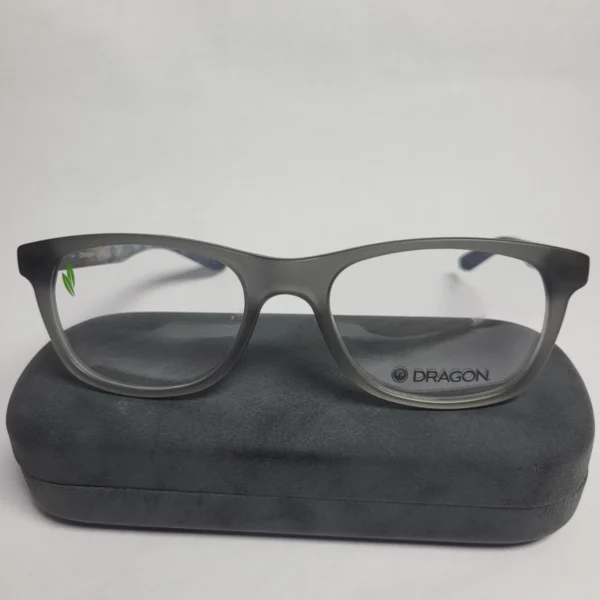Dragon Matte Grey Full-Rim Plastic Eyeglasses