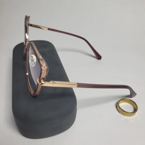 Designer Women's Cat-Eye Blue Light Blocking Eyeglasses