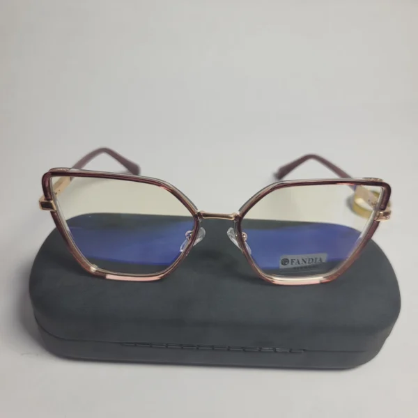 Designer Women's Cat-Eye Blue Light Blocking Eyeglasses