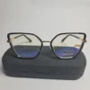 Designer Women's Cat-Eye Blue Light Blocking Eyeglasses