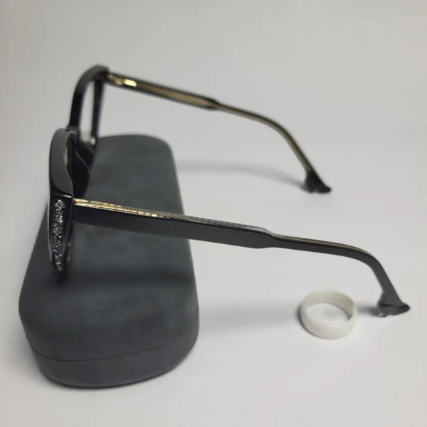 FANDIA Eyewear Cat-Eye Acetate Women's Glasses - Model 82262 (Black  Brown)