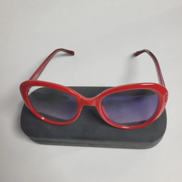 Designer 2013C2 Red Cat-Eye Blue Light Blocking Glasses
